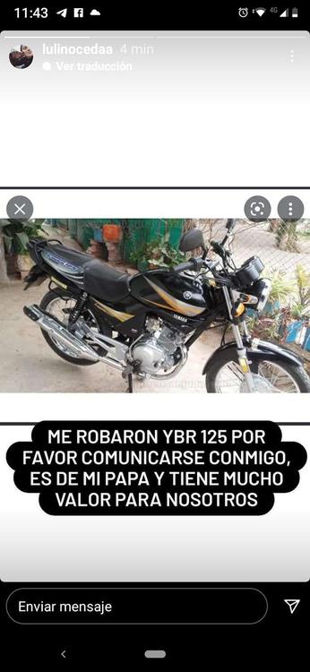 moto robada