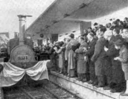 primer viaje en tren La Porteña