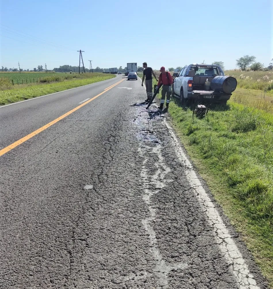 RN 33 - BACHEO EN LAZZARINO - 20-2-25