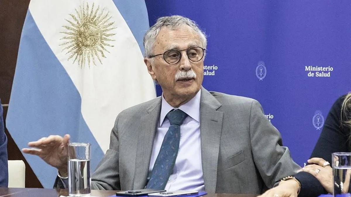 ministro de Salud de la Nación, Mario Lugones