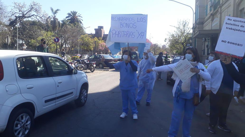 protesta salud sf