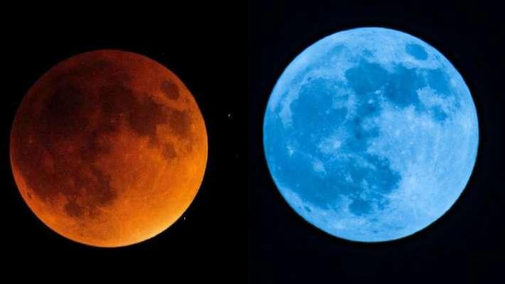 luna azul