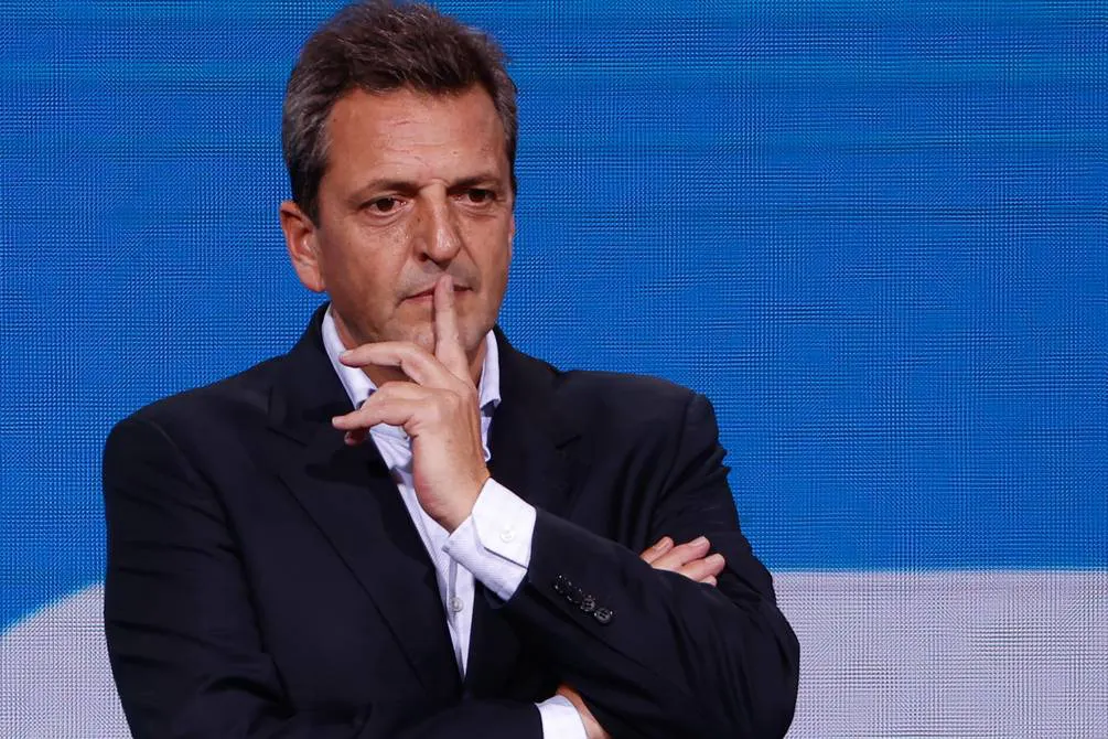 Sergio Massa pensativo